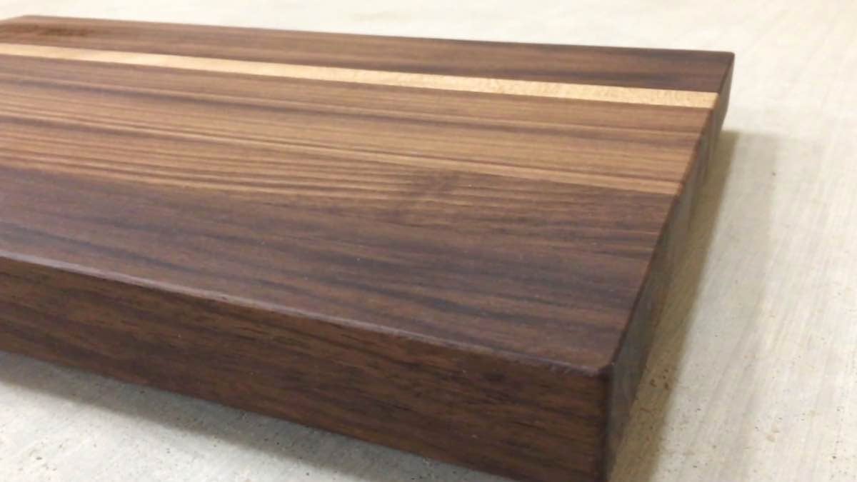 Black Walnut and Maple Large and Small Cutting Board Set
